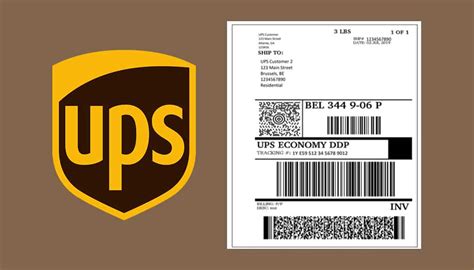 Basic UPS Shipping Label Template