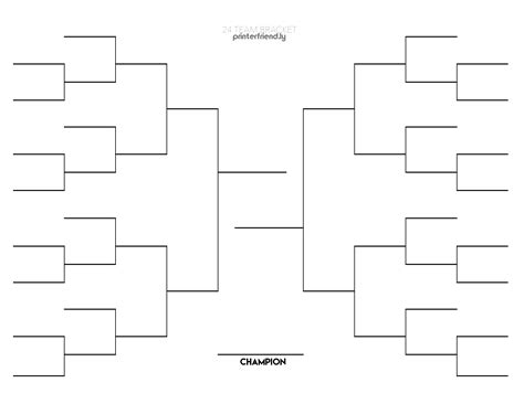 Basketball Bracket Template