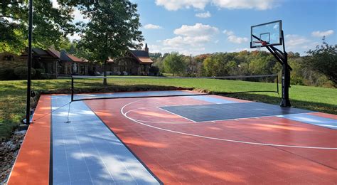 Basketball Court Coloring Page