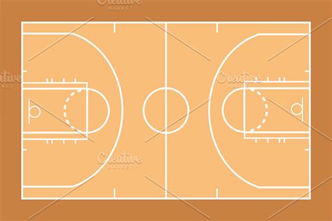 Basketball Court Design Template