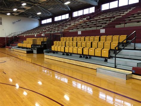 Basketball Court Seating and Bleachers