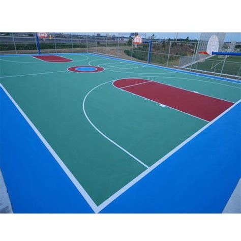 Basketball Court Surface Material and Finish