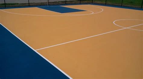 Basketball Court Surface Material and Finish