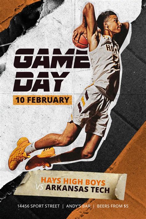 Basketball Event Flyer Template