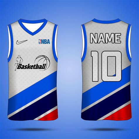 Customizable blank basketball jersey template 3