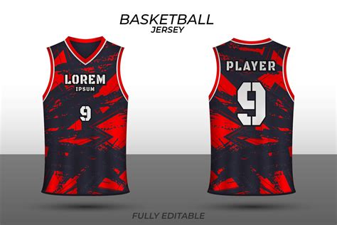 Basketball Jersey Template Design