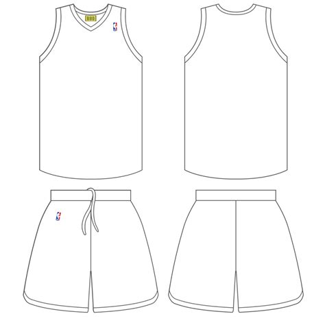 Basketball Jersey Template for Kids