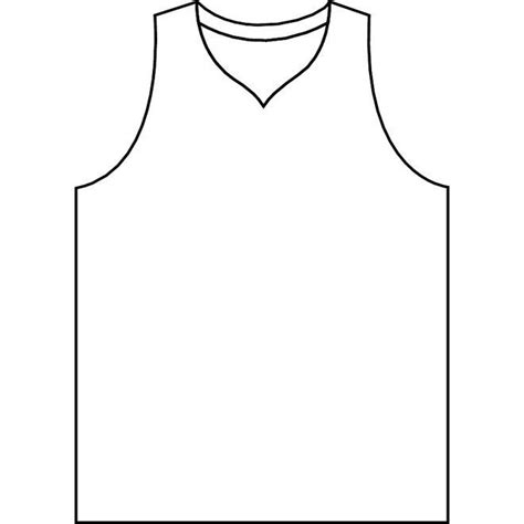 Basketball Jersey Template Printable