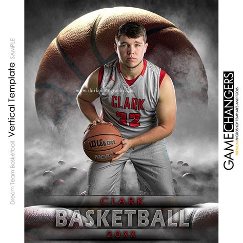 Basketball Photoshop Template Ideas