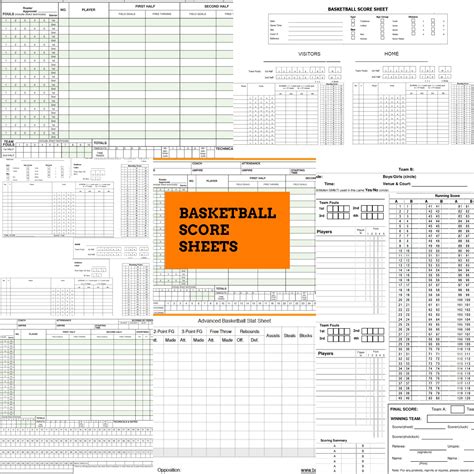 Basketball Scoring Template