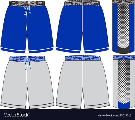 Basketball Shorts Design Template