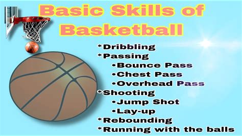 Basketball skills and abilities