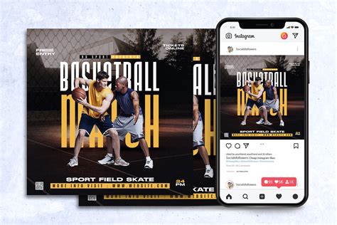 Basketball Social Media Template