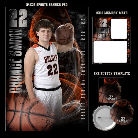 Basketball Template Photoshop