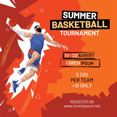 Basketball Tournament Flyer Design 1