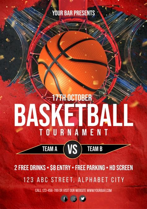 Basketball Tournament Flyer Design 4