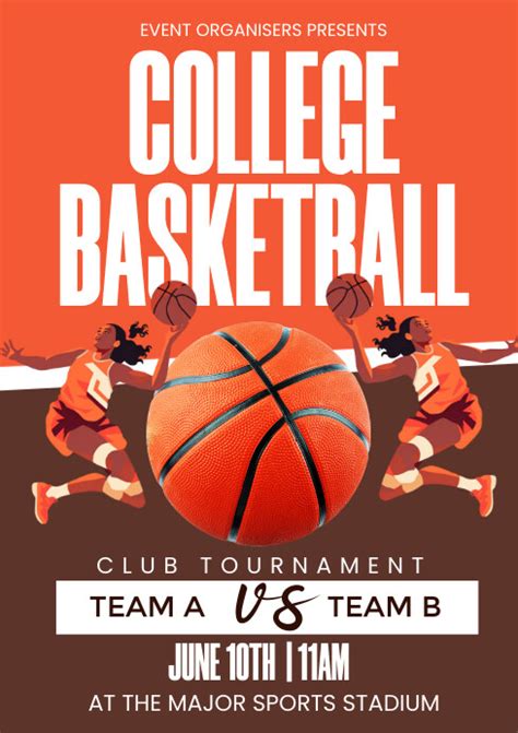 Basketball Tournament Flyer Template 1