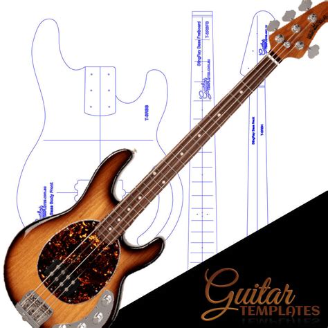 Bass guitar template for kids