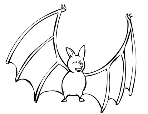 Bat Coloring Page