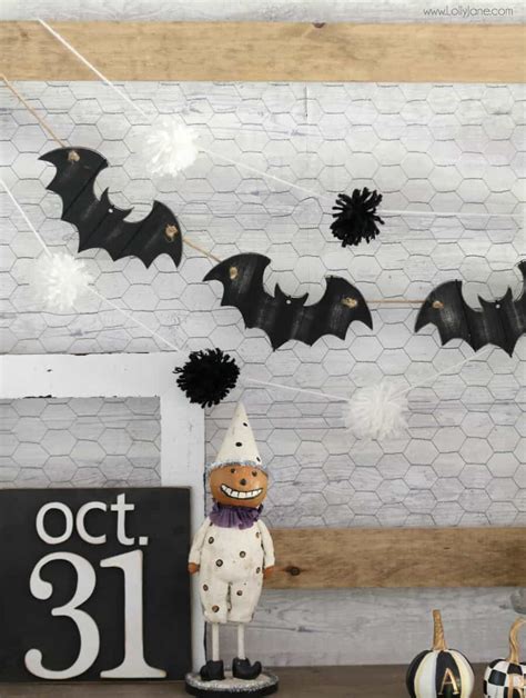 Bat Garland for Halloween