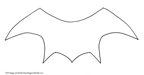 Bat Wing Template for Kids Crafts