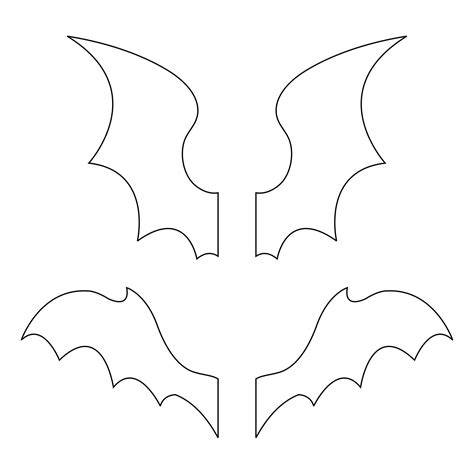 Bat Wing Template Gallery 1