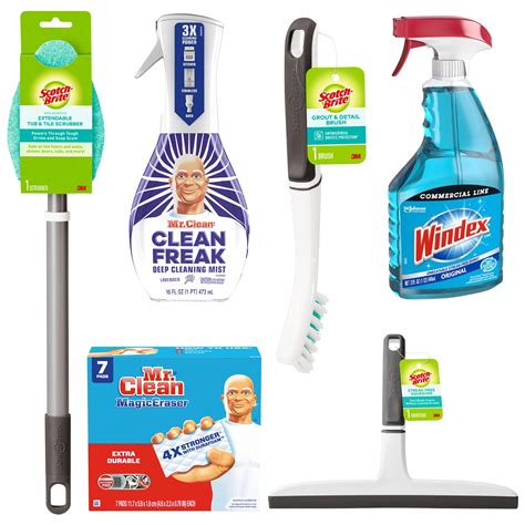 Bathroom cleaning essentials