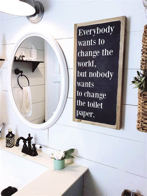 Bathroom Sign Ideas