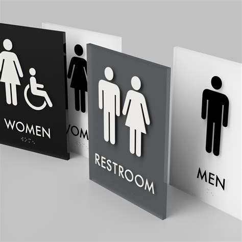 Benefits of Using Bathroom Signs