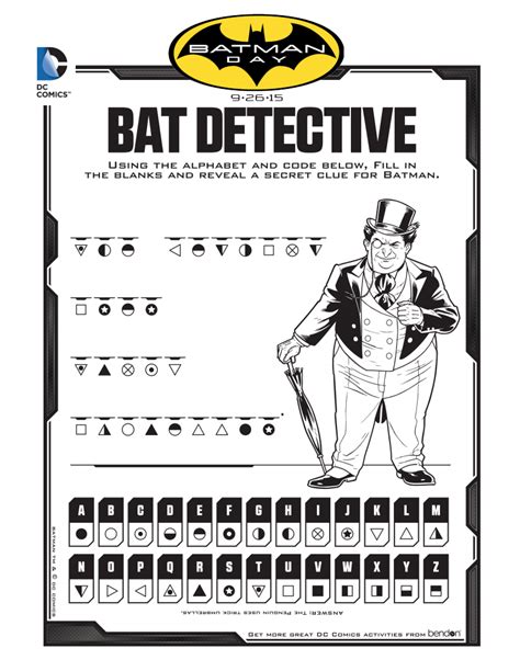 Batman Activities for Kids