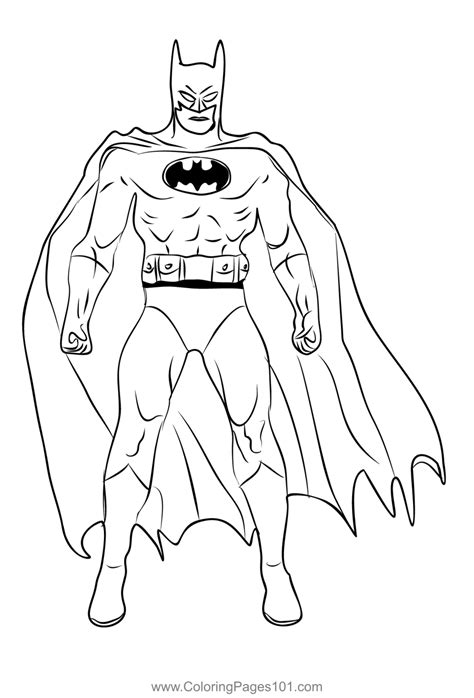 Batman coloring book page 4