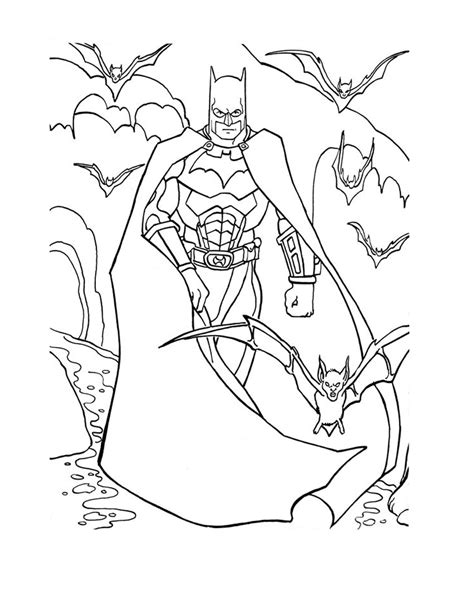 Free Batman coloring pages for adults