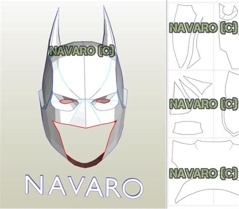 Batman cowl template idea 4