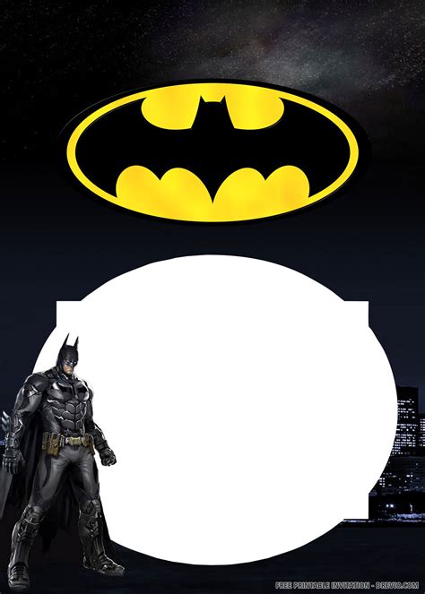 Batman party template 10