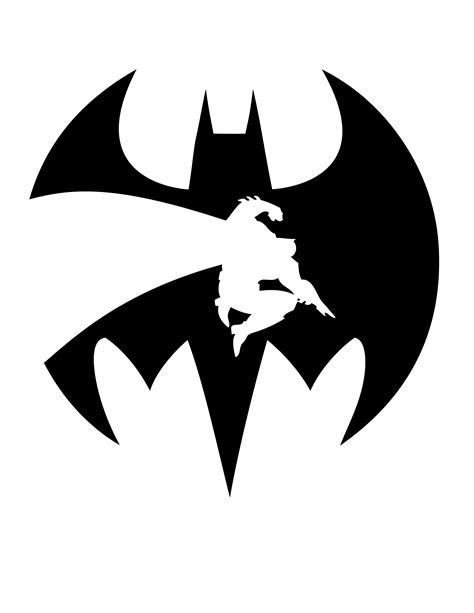 5 Batman Pumpkin Stencil Printables for Halloween