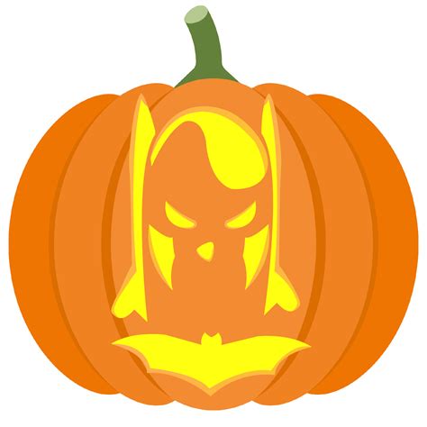 Batman Pumpkin Carving Templates