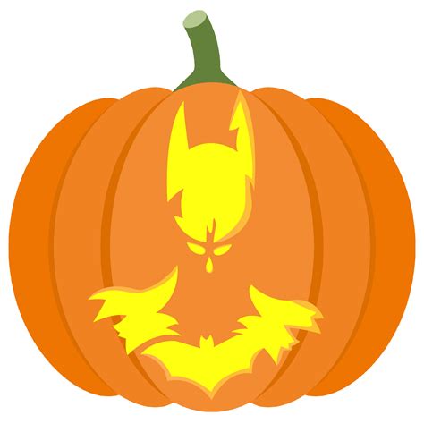 Batman Silhouette Pumpkin Carving