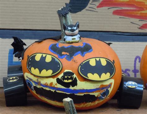 Batmobile Pumpkin Carving