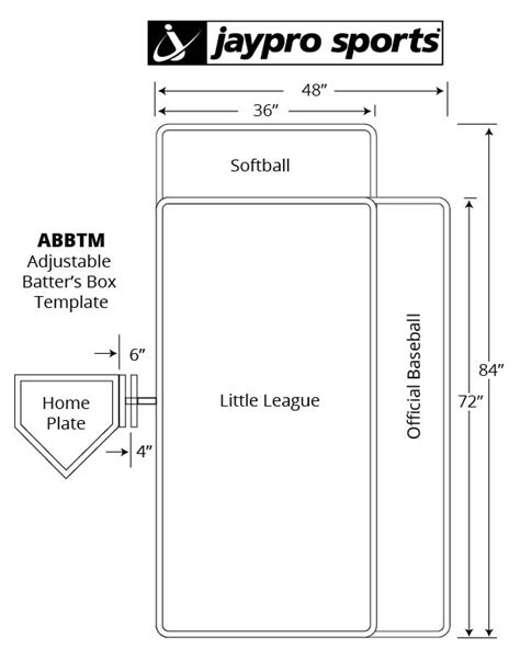 Batter's Box Template Template