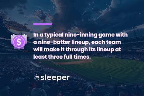 Batting lineup tips