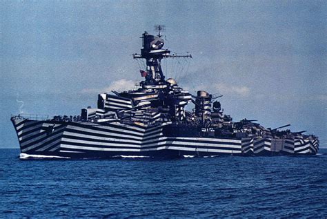 Battleship camouflage, a testament to their ability to evade detection