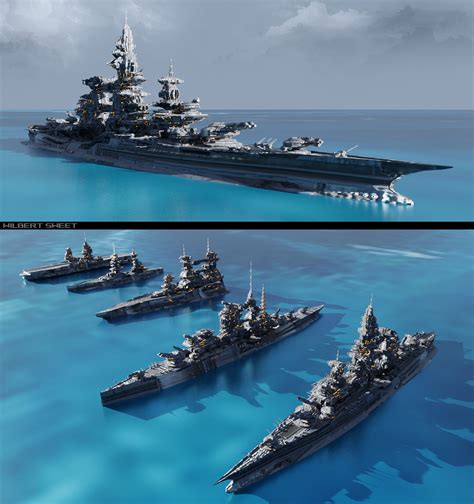 Battleship Design: Emphasis on Firepower and Armor