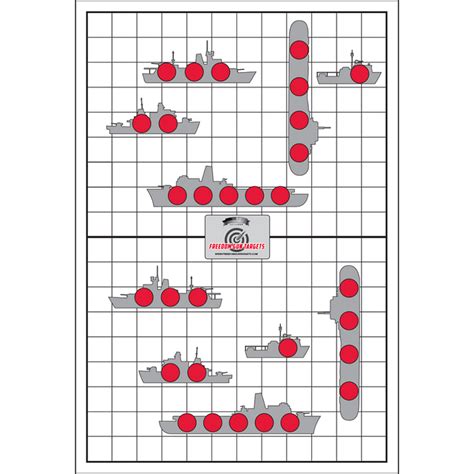 Battleship Shooting Target Range