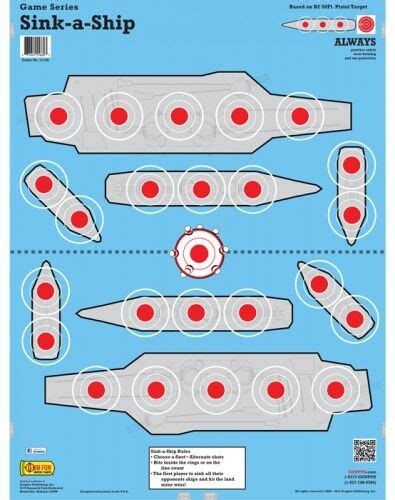 Battleship Shooting Target Gallery 1