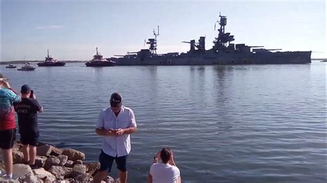 Overnight Encampment on Battleship Texas