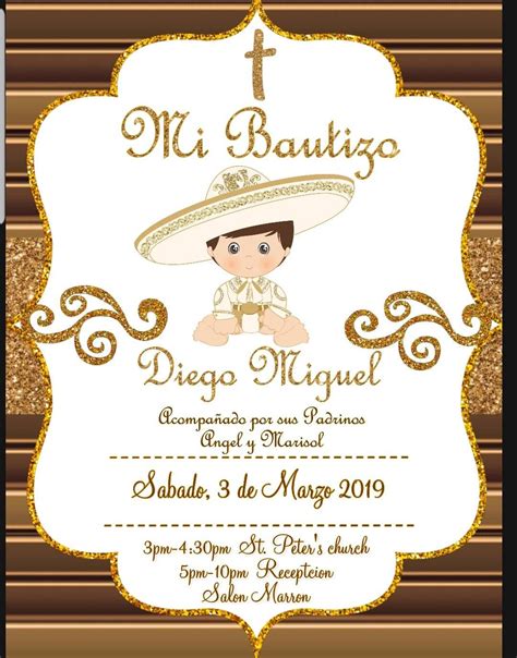 Bautizo Celebration Invitations