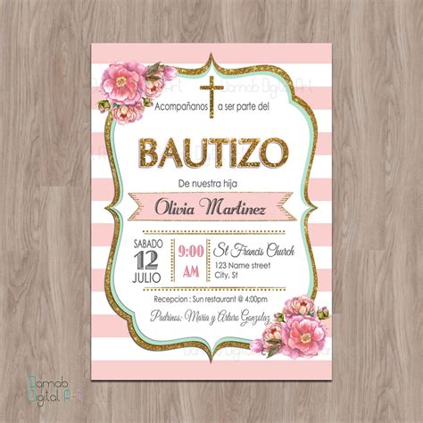 Bautizo Invitation Template 9