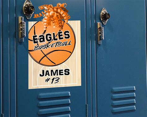 Bball Locker Signs Designs 8