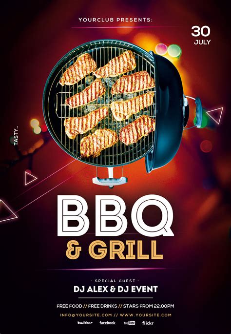 BBQ Flyer Template 3