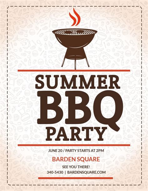 BBQ Flyer Template 8